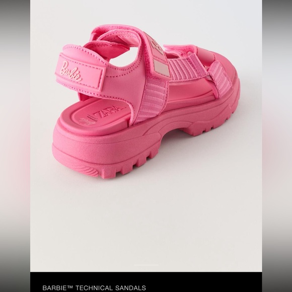 ZARA BARBIE technical chunky sole sandals - Picture 10 of 15